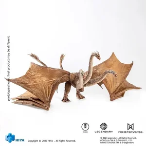 Godzilla Anime Action Figure, King Ghidorah, Junta Móvel, Decoração Colecionável Requintada, Presente de Natal, Original 12 principais vendas boneco godzilla 30 cm - №8
