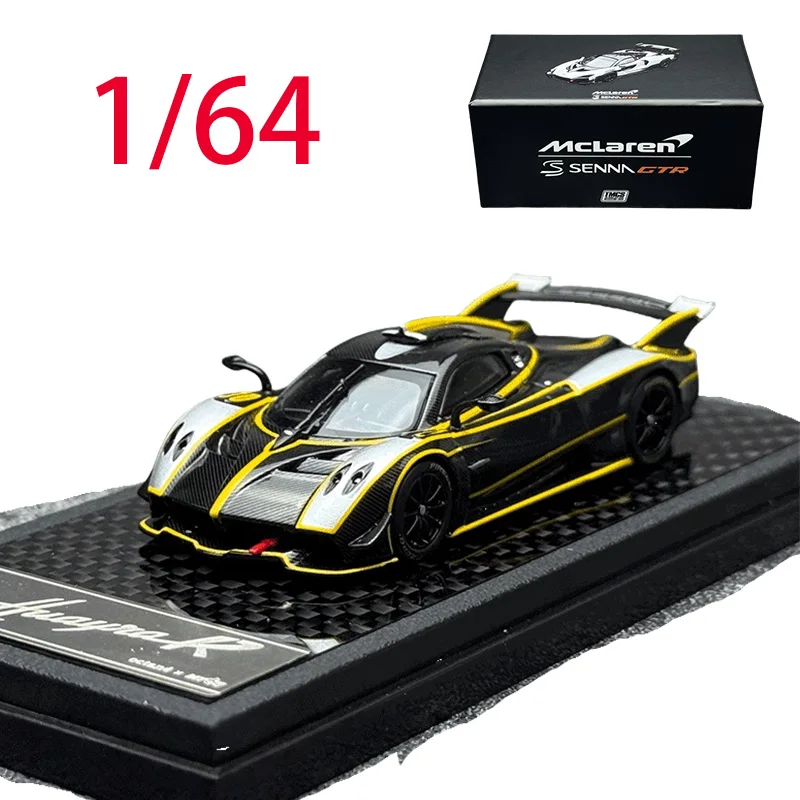 

Литая под давлением ЖК-дисплей, масштаб 1/34, Pagani Huayra R, модель автомобиля из сплава, игрушки для мальчиков, подарок, версия малазийской выставки
