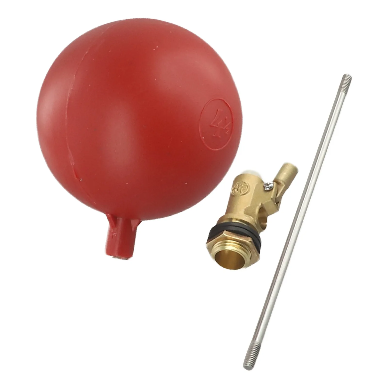 

Автоматический поплавковый клапан для водонапорных баков с латунным корпусом и пластиковым шариком для поддержания уровня воды и предотвращения перелива