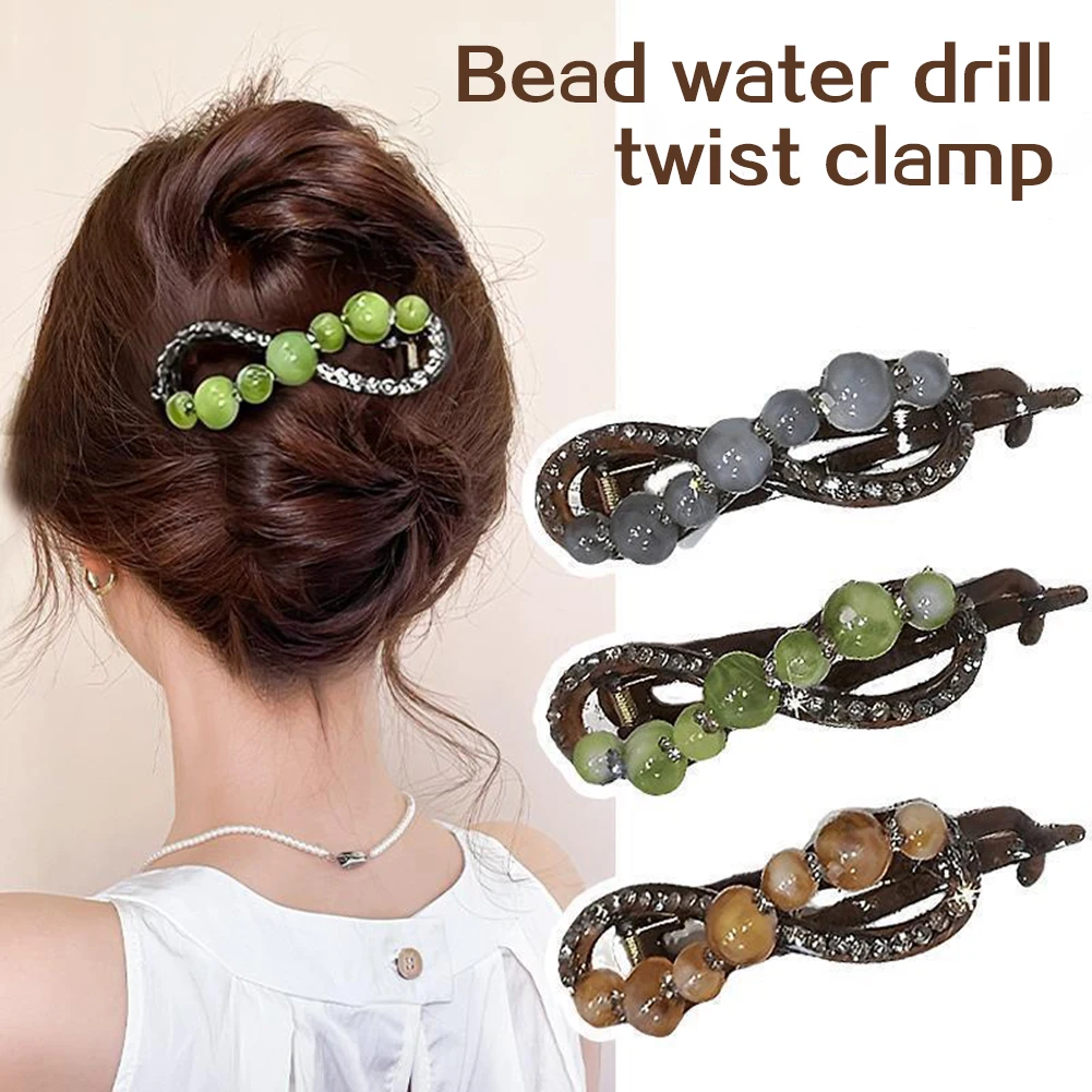 

Винтажные французские заколки для волос, твердая фиксация, не скользящие когти, зажим для повседневного ношения