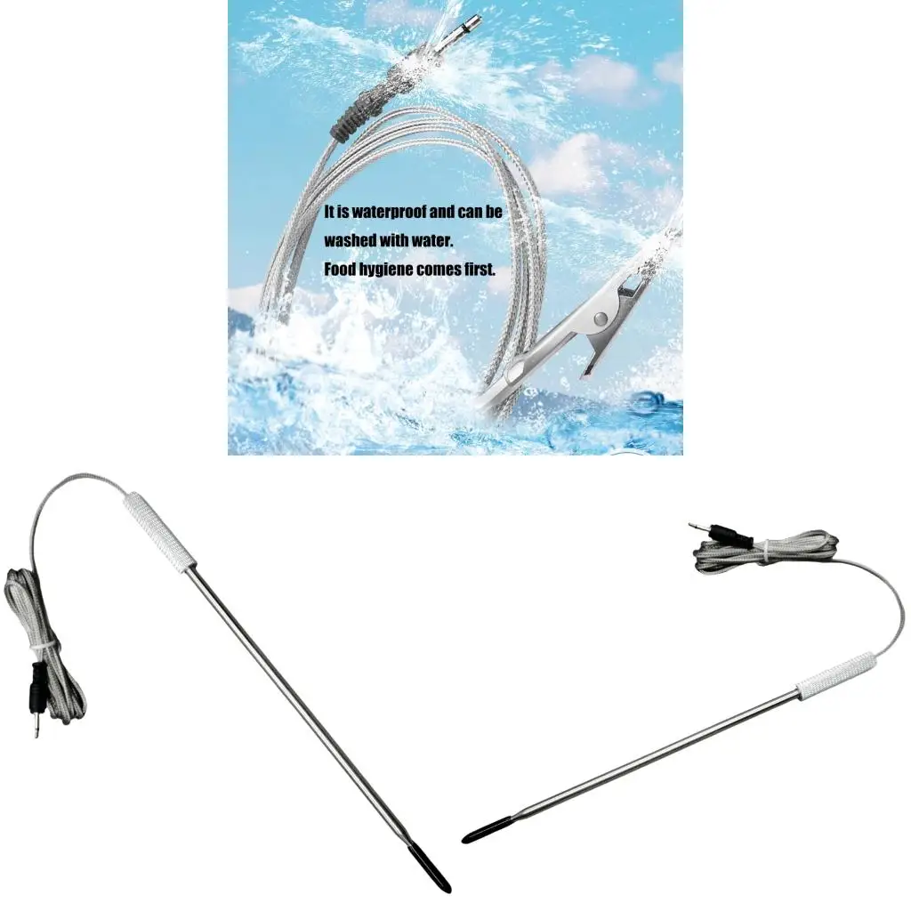 

Датчик датчика температуры 100K с 47 -дюймовым кабелем для зонда для мяса для фритюрницы гриля