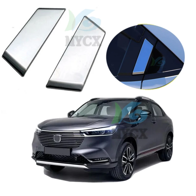 

ACCESSORIES FIT For Honda HR-V HRV VEZEL 2021 2022 REAR DOOR HANDLE CHROME BOWL COVER INSERT TRIM CAVITY MOLDING 2PCS