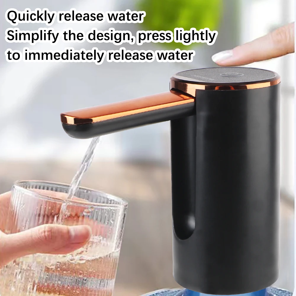 USB Rechargeable Small Automatic Water Dispenser Portable Folding Wireless Electric Water Pump Barreled Water Pumping Device