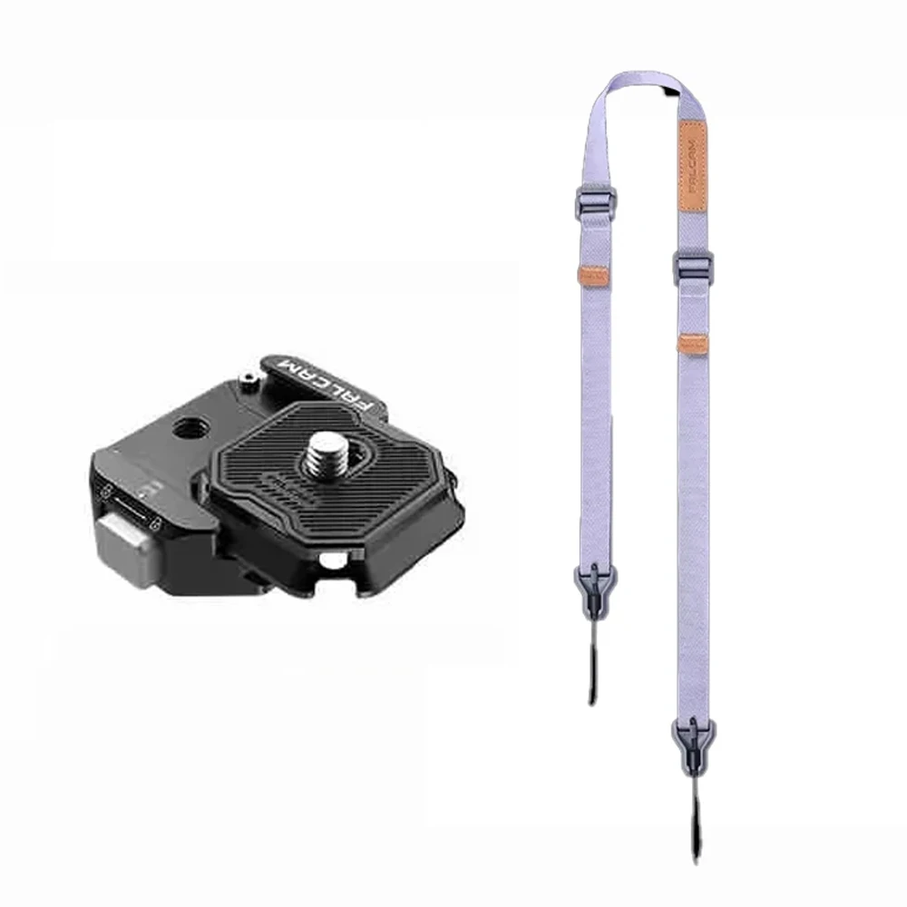 FALCAM F38 Schnellverschluss-Schultergurthalterung mit mehreren Löchern, 1/4-Zoll- und 3/8-Zoll-Halterung, kompatibel mit Arca Swiss Gimbal 3
