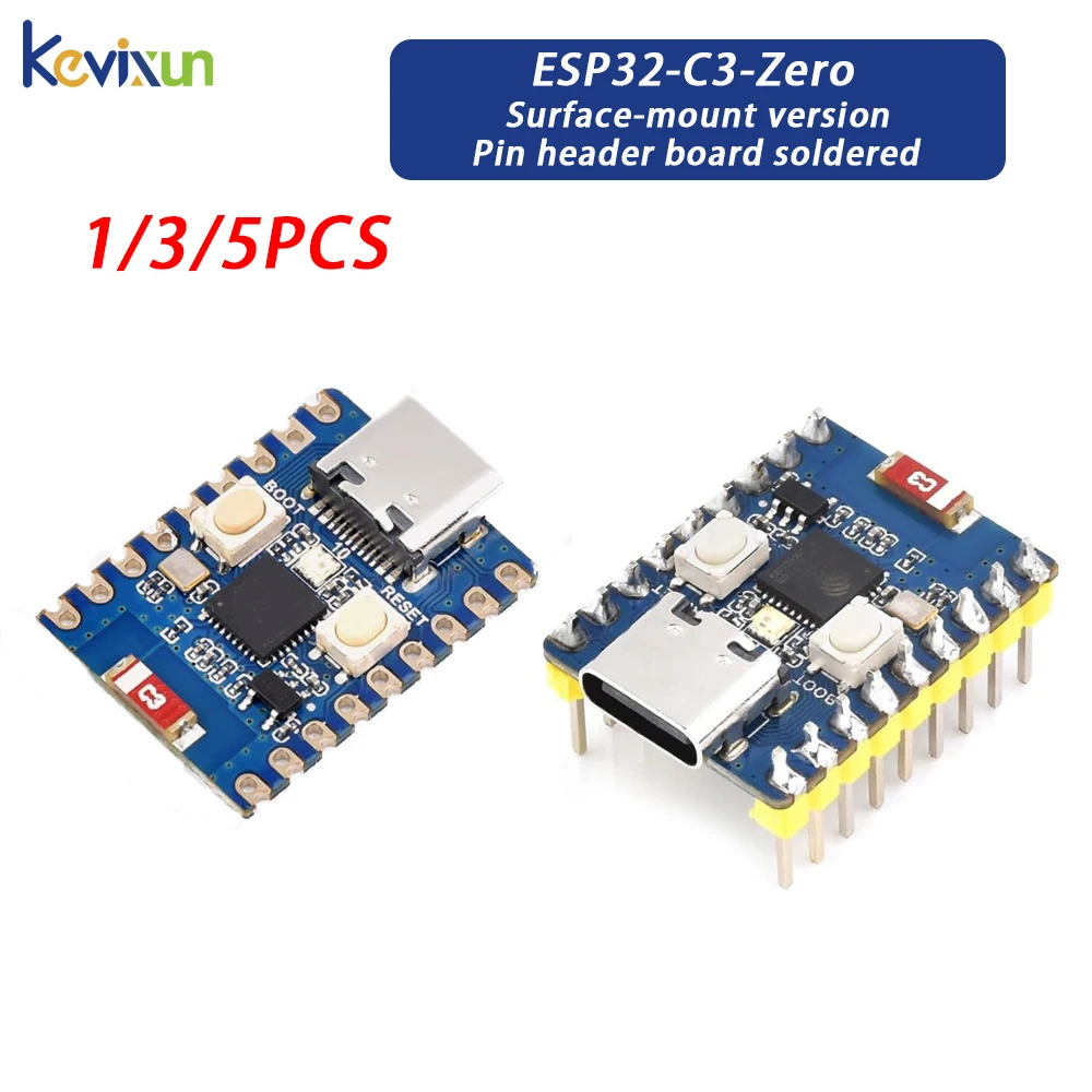 ESP32-S3-Zero ESP32-C3-Zero Mini Development Board WiFi Bluetooth Ultra-small Size ESP32-S3-FH4R2 C3 Supermini