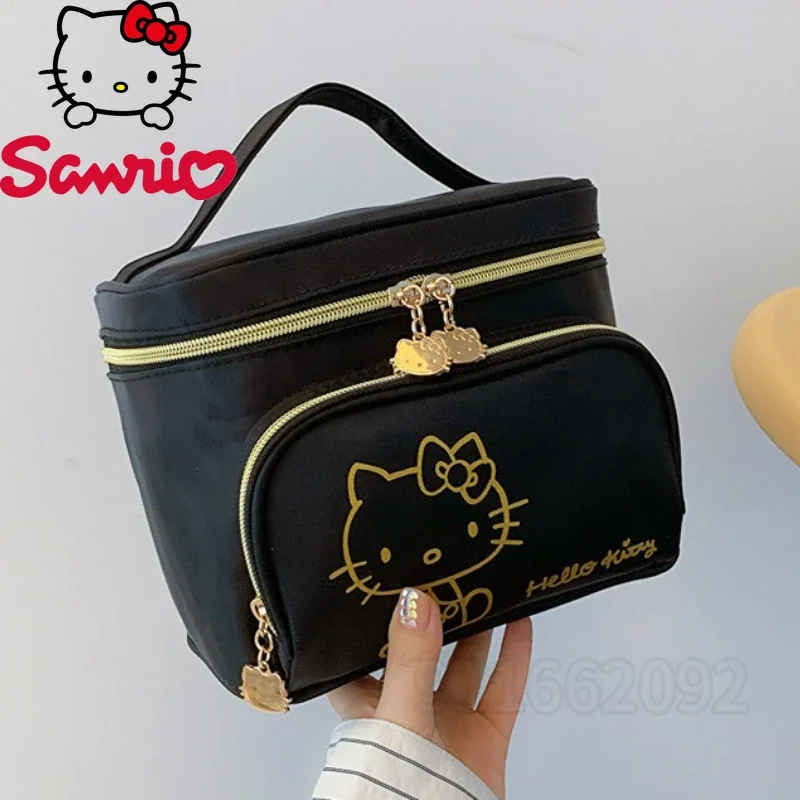 

Sanrio Hello Kitty New Portable Women's Cosmetic Bag Luxury Brand Original Women's Cosmetic Bag Travel Storage Toiletry Bag