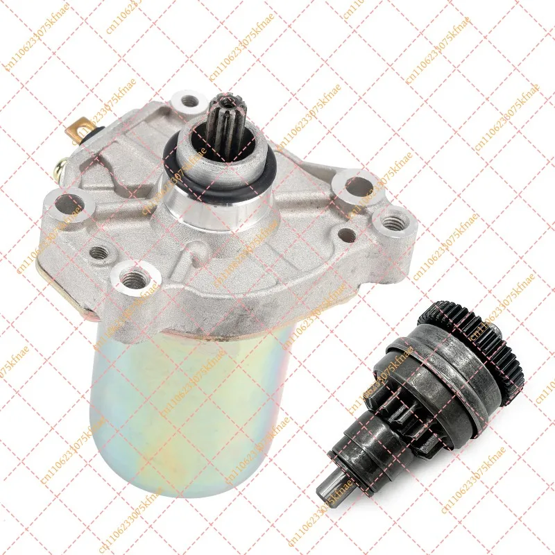Starter Motor And Bendix Set For RS125 Rotax 1996-2009 Red Rose 125 Motorcycle Engine Replacement Parts