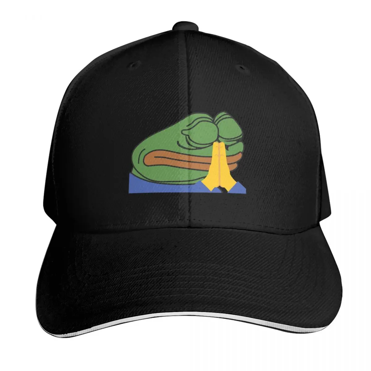 Prayge Emote High Quality Baseball Cap Curved Brim Classic Fit Low Profile Unstructured Unisex for Men Women