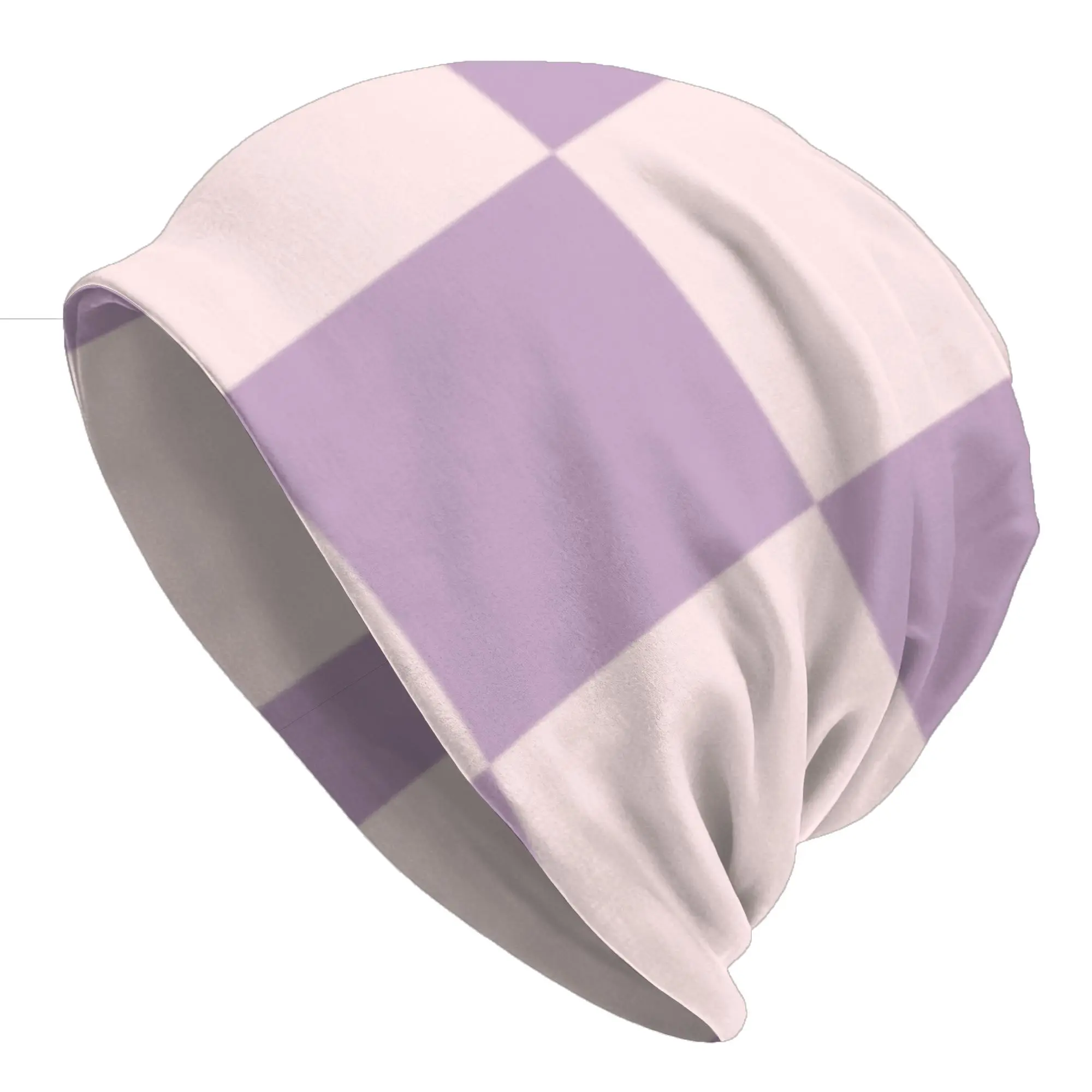 Bonnet Hats Checkerboard Men Women's Thin Hat Check Pattern (3) Autumn Spring Cap Design Skullies Beanies Caps