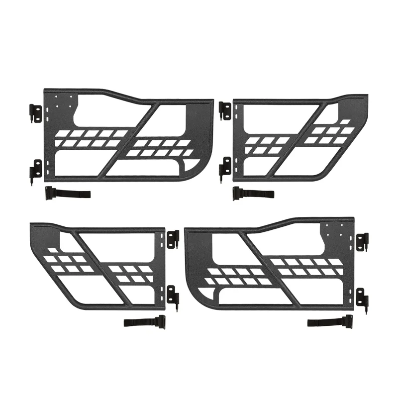 

Offroad Steel Tube Tubular Half Door Guards for 2018-Later JL and JT 2 Door or 4 Door 2020 2021