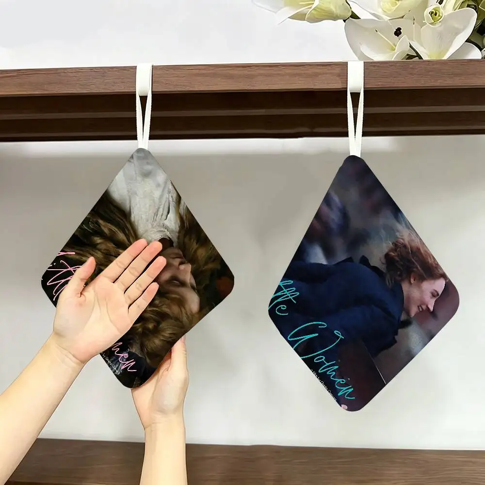 Little Women Hot movie Household Hanging Towel, Polyester Cotton Hand Wiping Towel, Sturdy for Bathroom Bedroom