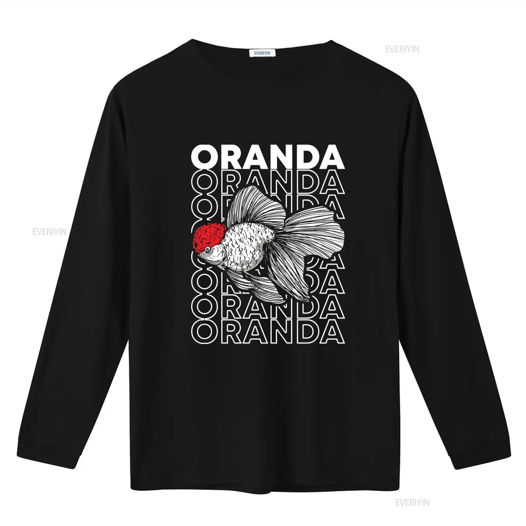 80s Style Oranda Goldfish T Shirt Perfect for Fancy Owners vintage Washed Breathable Versatile streetwear Comfortable