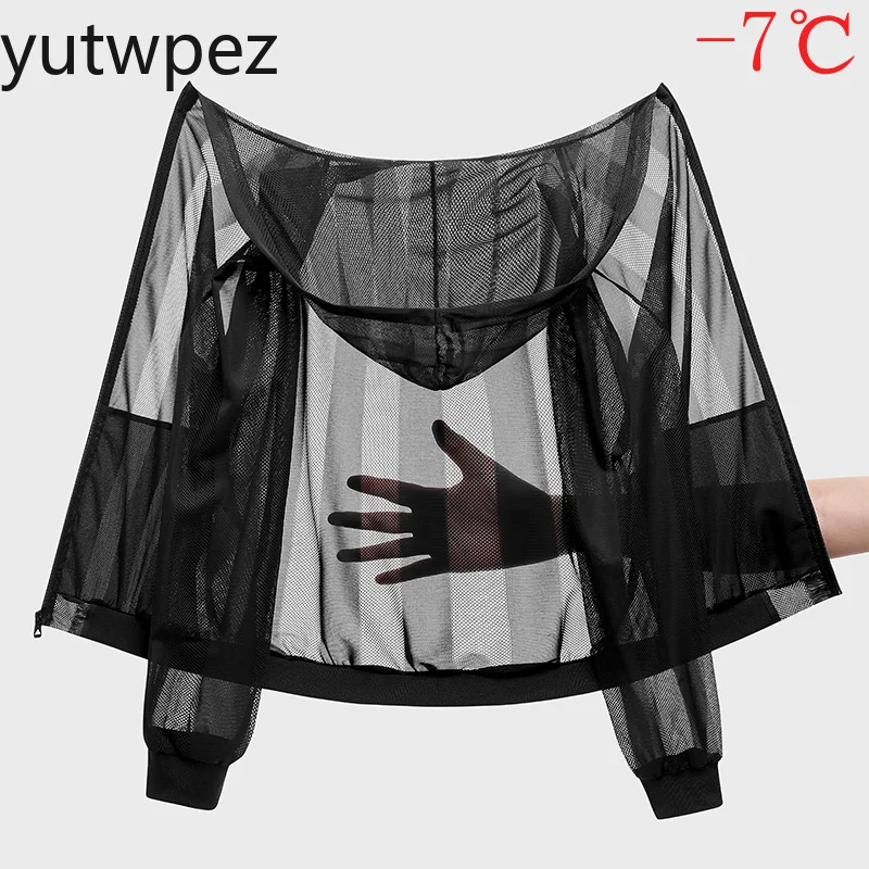 Summer UPF 50+ UV Sun Protection Skin Coats Men Outdoor Ultra-Light Sportswear Hooded Outwear Men Breathable Casual Jackets Man