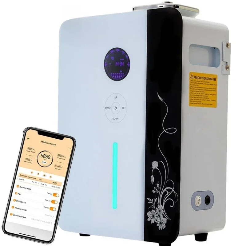 WiFi Scent Diffuser HVAC Covering 7,500 Sq. Ft for Whole House/Spa , HVAC Par
