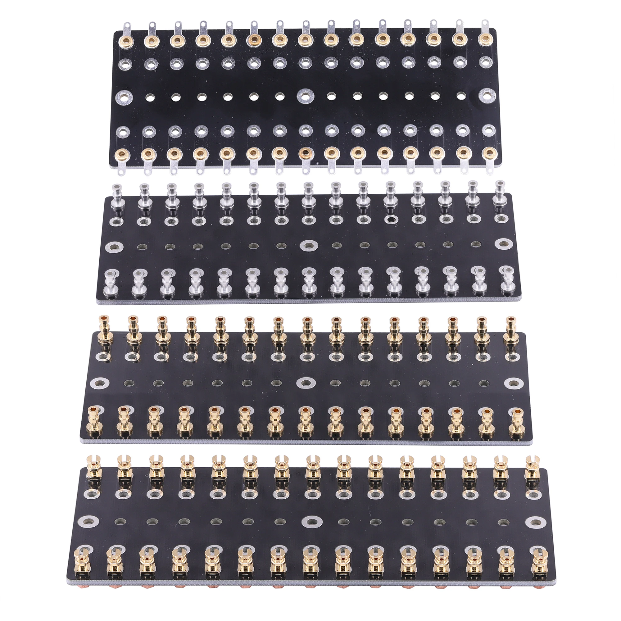 30 Postów Audio Turret Board Tag Strip Terminal Lug Board Test PCB Board For Hifi Vintage Tube Amplifier DIY 150 * 60 * 2mm 1PC