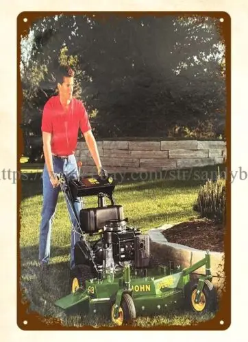 1988 Commercial Mowers metal tin sign Cottage Farm signs sale sign