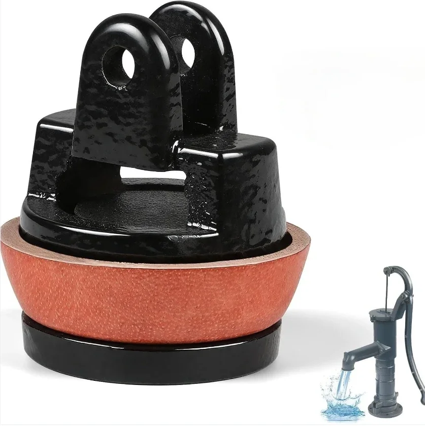 Fountain Pump Replacement Hand Pump Piston Crafted From Cast Iron High Pressure Resistance Handle Pump Parts For Quick Repairs