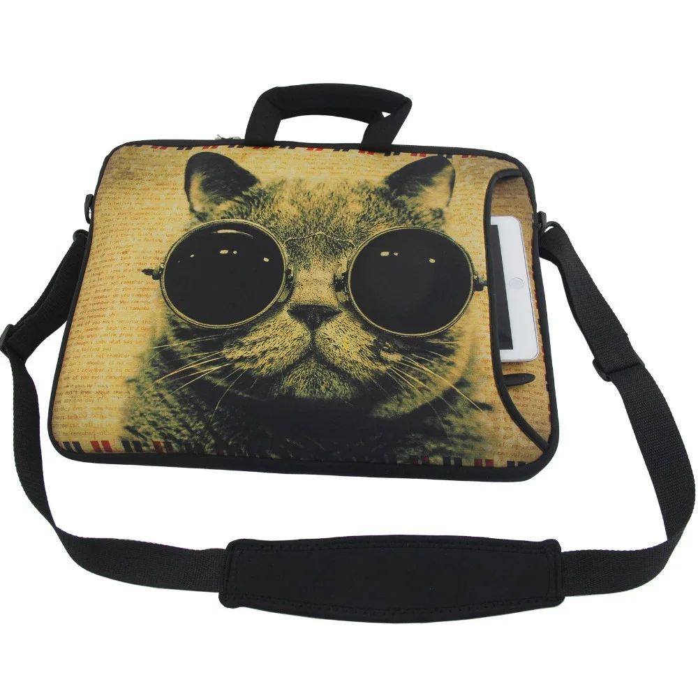 Laptop Bag Sleeve Case Shoulder HandBag Computer pouch Cover For 13 14 15 15.6 17.3 inch Macbook Air Pro HP Huawei Asus Dell