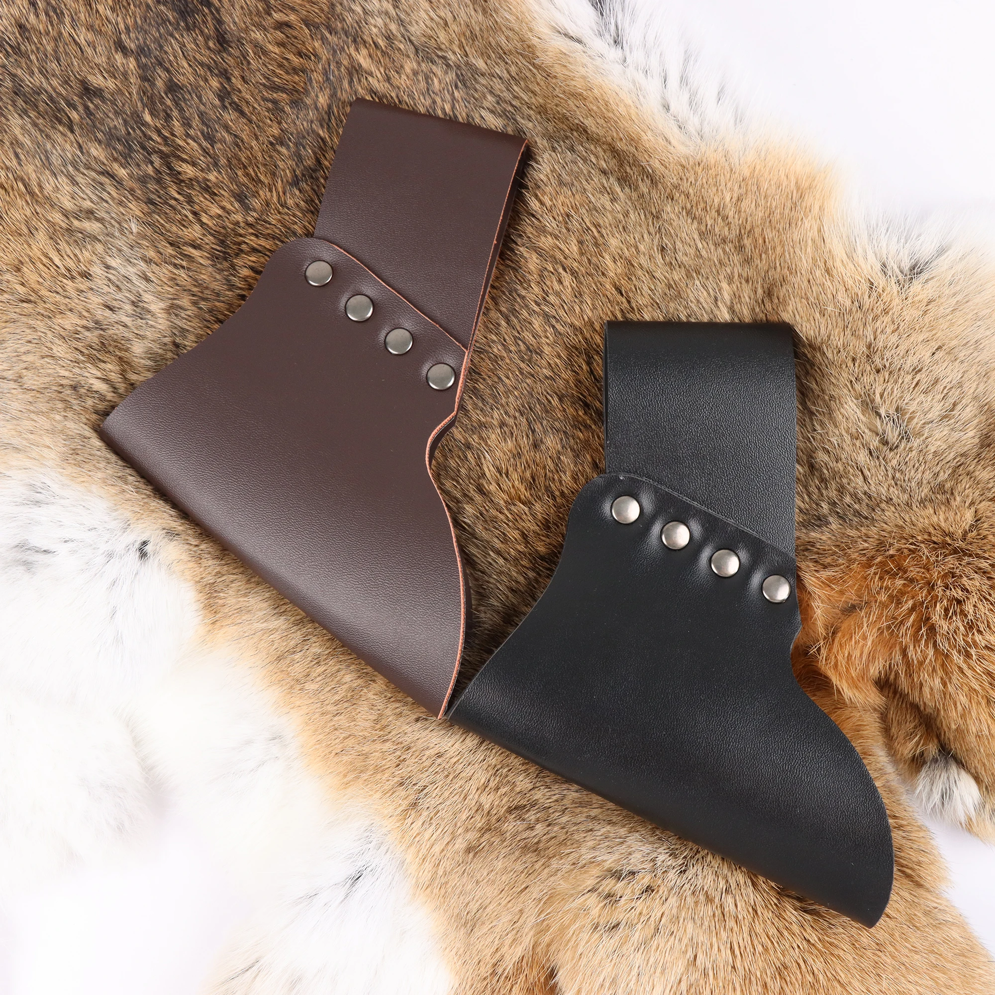 Wielokolorowy średniowieczny topór wikingów Protector Vintage rycerz miecz pochwa kostium Cosplay na Halloween akcesoria