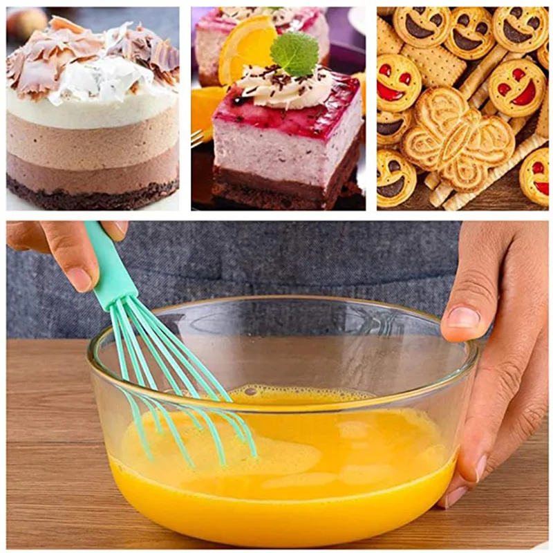 Silicone Manual Whisk, Practical Gadgets,  Cream Bubbler, Kitchen Baking Tools, Spot Gadgets