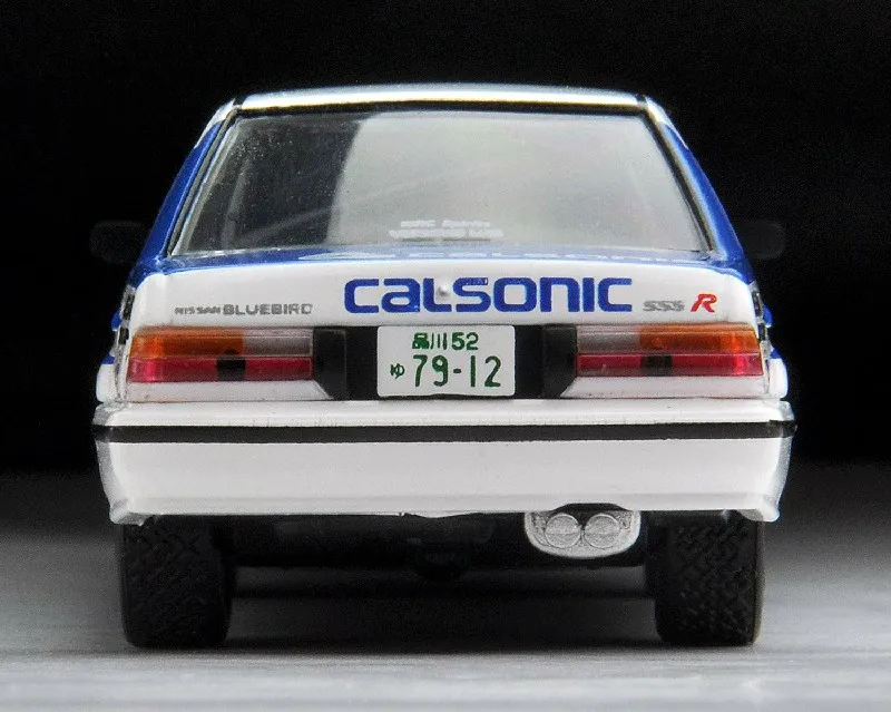 TOMYTEC 1/64 LV-N185d Nissan Blue bird SSS-R Team Calsonic 1989 Rally Ver10 Voiture en alliage moulé sous pression collection modèle cadeaux