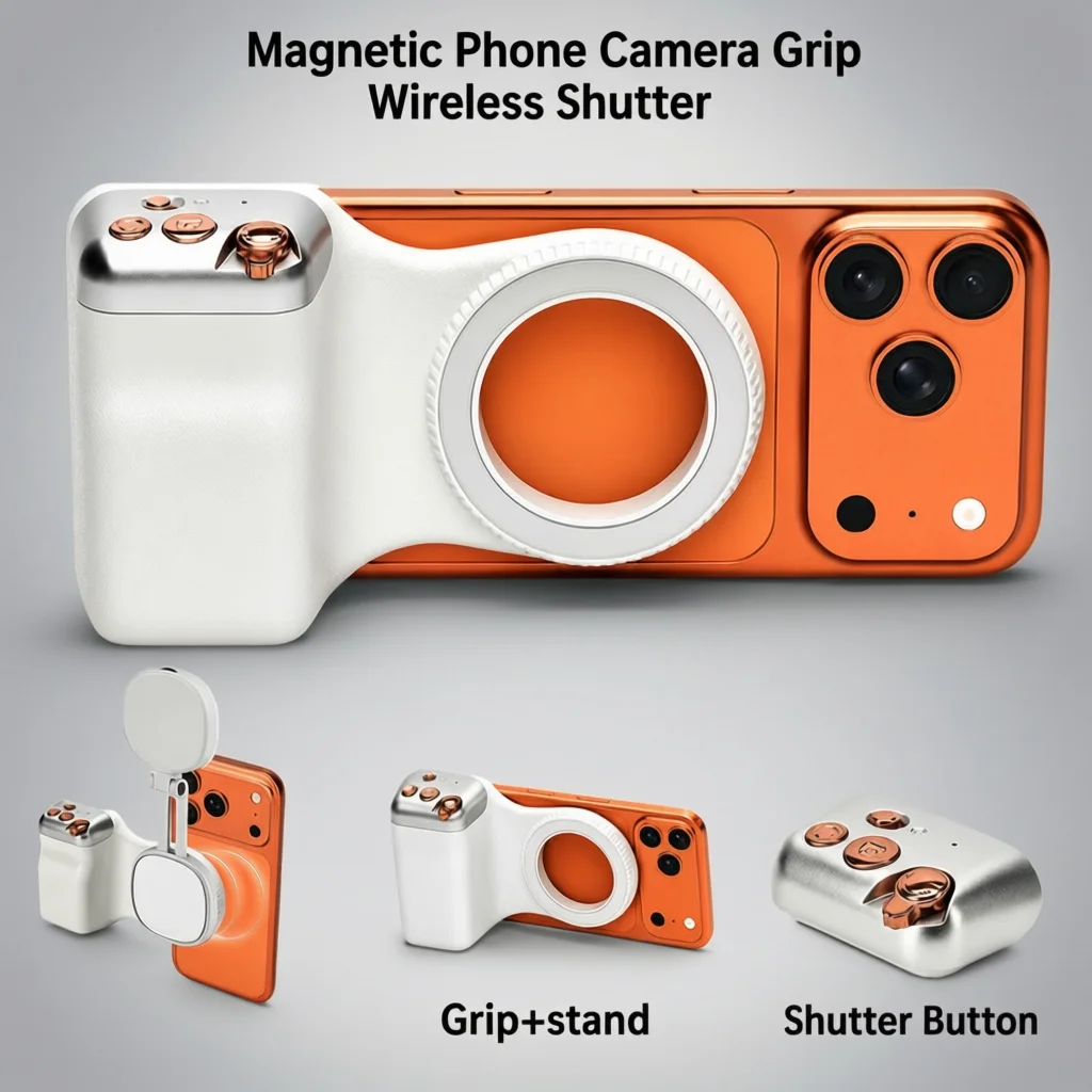 Magnetic Smartphone Camera Grip & Wireless Shutter product image