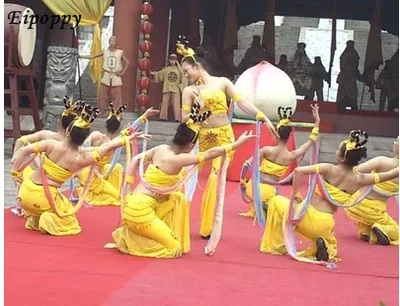 Disfraz de Guanyin de mil manos, traje de baile de escenario, baile volador nacional