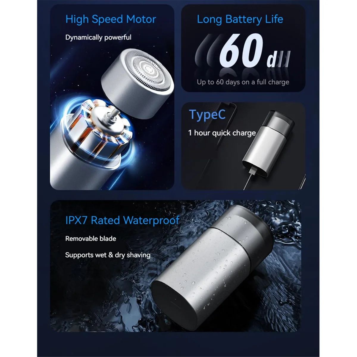 

A28F Мужская мини-электрическая дорожная бритва с зарядкой через USB Бритва для бритья лица и бороды Моющийся нож для лица Борода для автомобиля Домашняя бритва, A