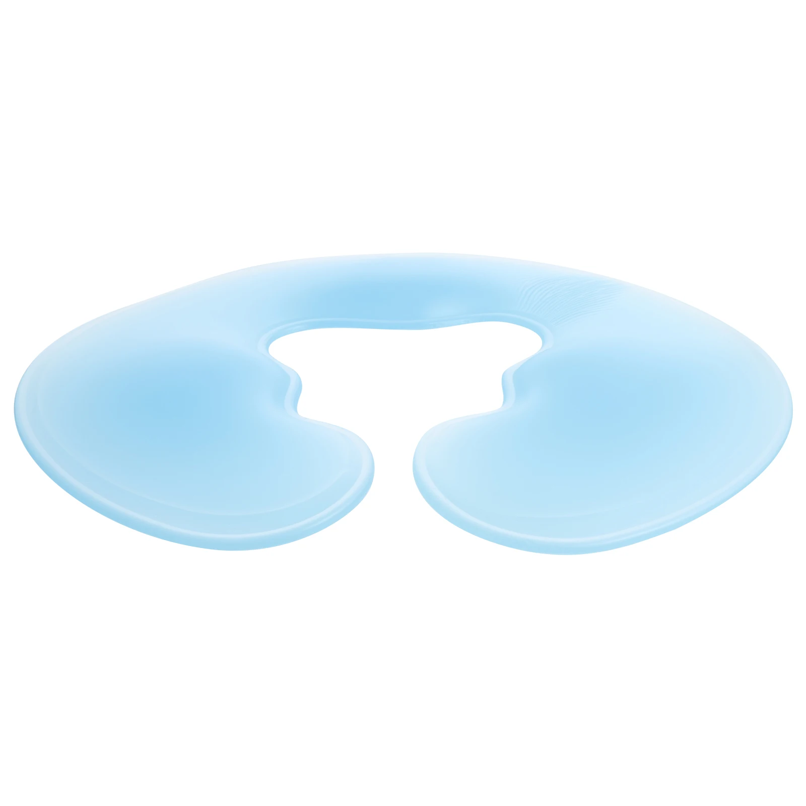 

Silicone Face Down Pillow U Shape Flesh Color Spa Salon Pillows Massage Pad for Neck Back Comfort Relaxing Position