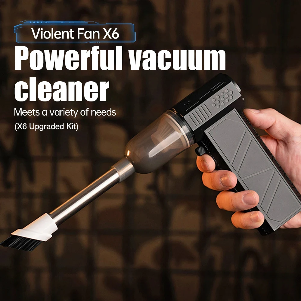 X6 Turbo Jet Fan Turbo Violent Fan منفاخ قوي مع مروحة قناة عالية السرعة ومروحة قناة محمولة 140000   منفاخ منفضة الهواء RPM 53 م/ثانية