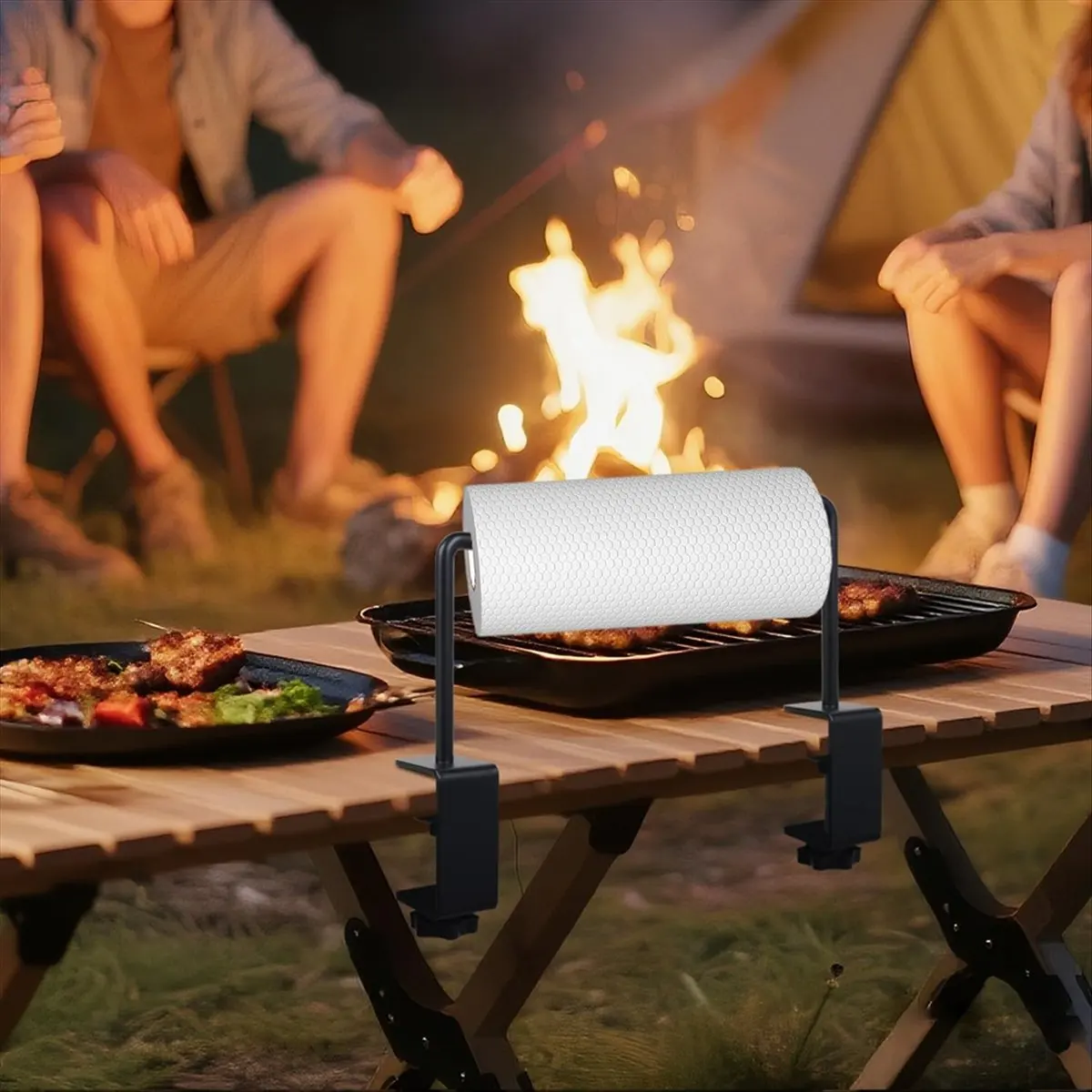Craft Paper Roll Holder Tabletop Dispenser Suitable for Any Table From 0-1.8