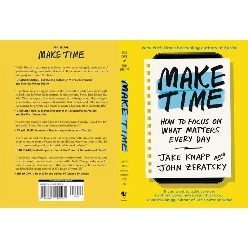 

Make Time：how To Focus on What Matters Every Day Paperback in English