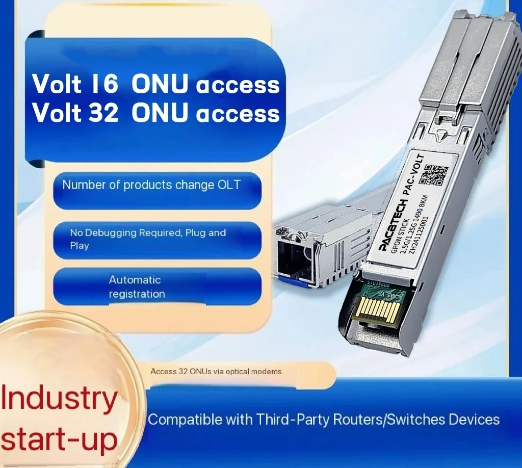 فولت GPON MINI OLT وحدات SFP + 1.25G/2.5G OLT 8 كجم وحدة بصرية التوصيل والتشغيل وحدة واحدة OLT SFP وحدة بصرية تدعم 16/32onus