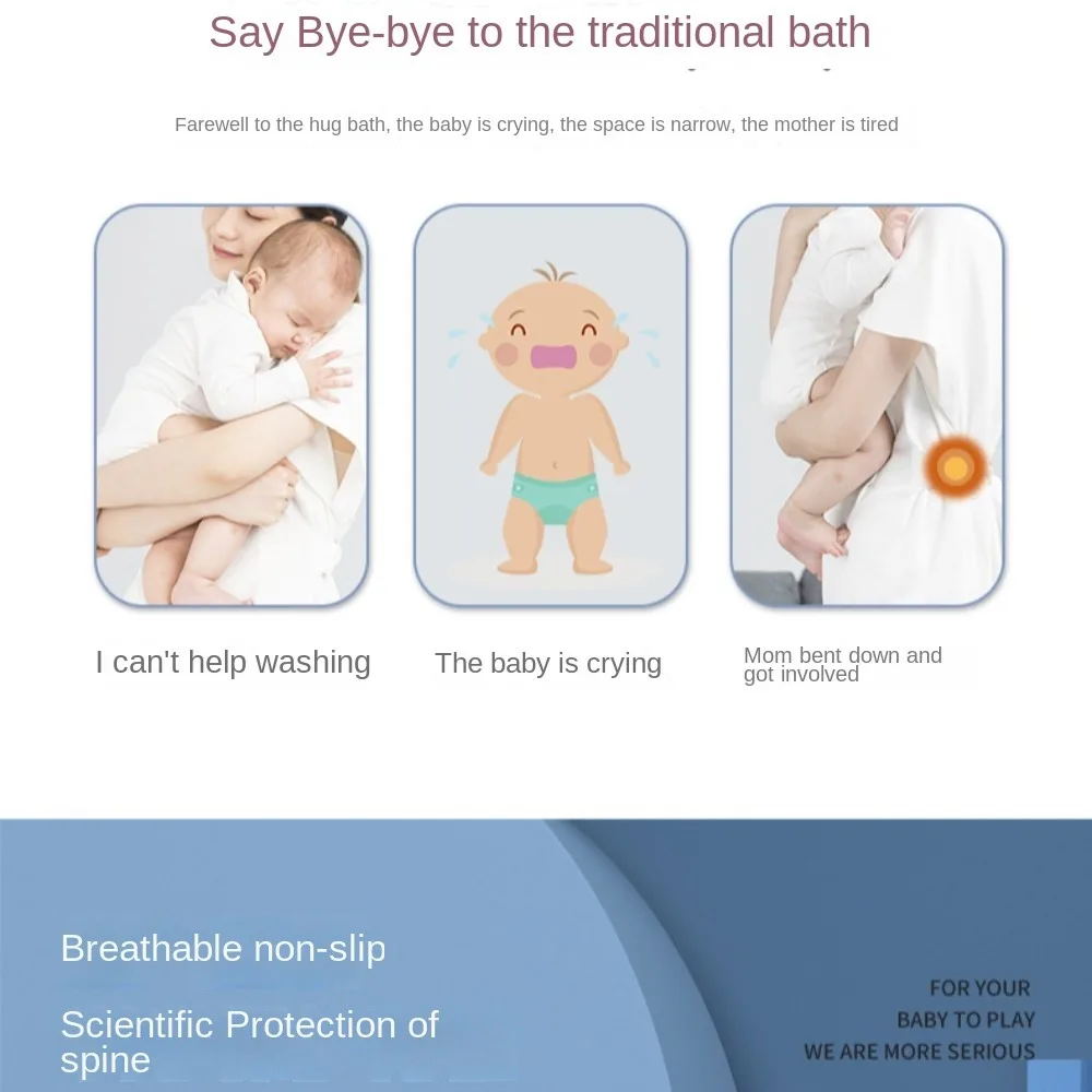 

Cross-shaped Newborn Bath Cushion Foldable Adjustable Bath Net Mat Floating Bathing Tub Seat Bathtub Pillow