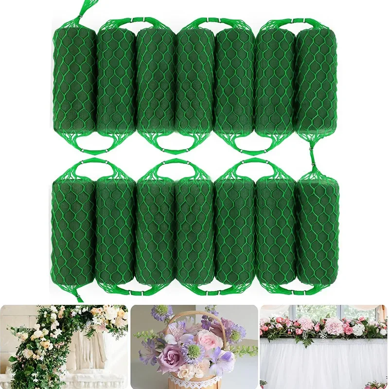 

14Pcs Wedding Wreath Arch Foam Blocks special-shaped foam blocks Garden Florist Floral Arrangement DIY Foams Mud Base