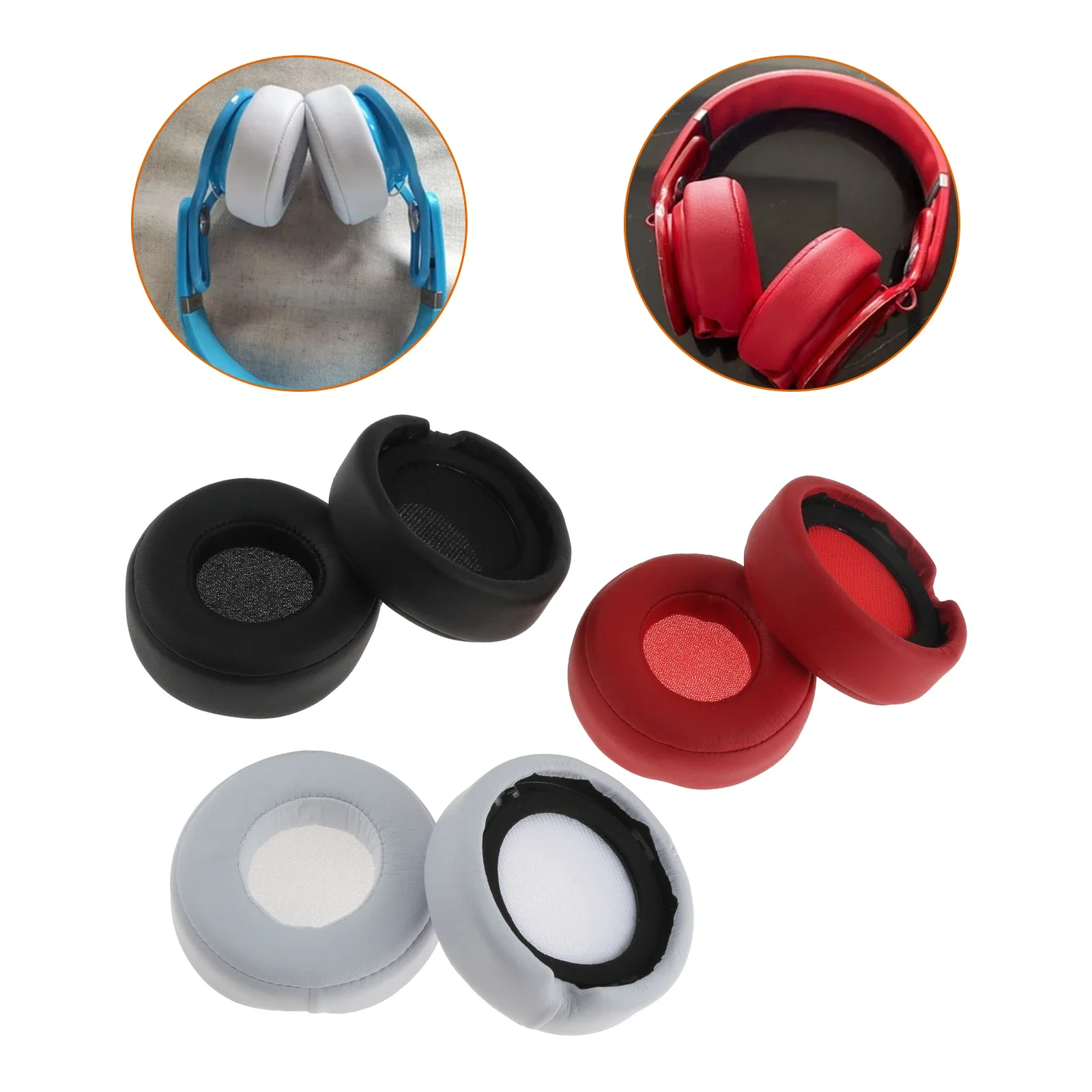 

2pcs Earpad for Beats MIXR Headphones Replacement Ear Pad Ear Cushion Ear Cups Ear Cover Ear Pads Repair Parts Ultimate Comfort