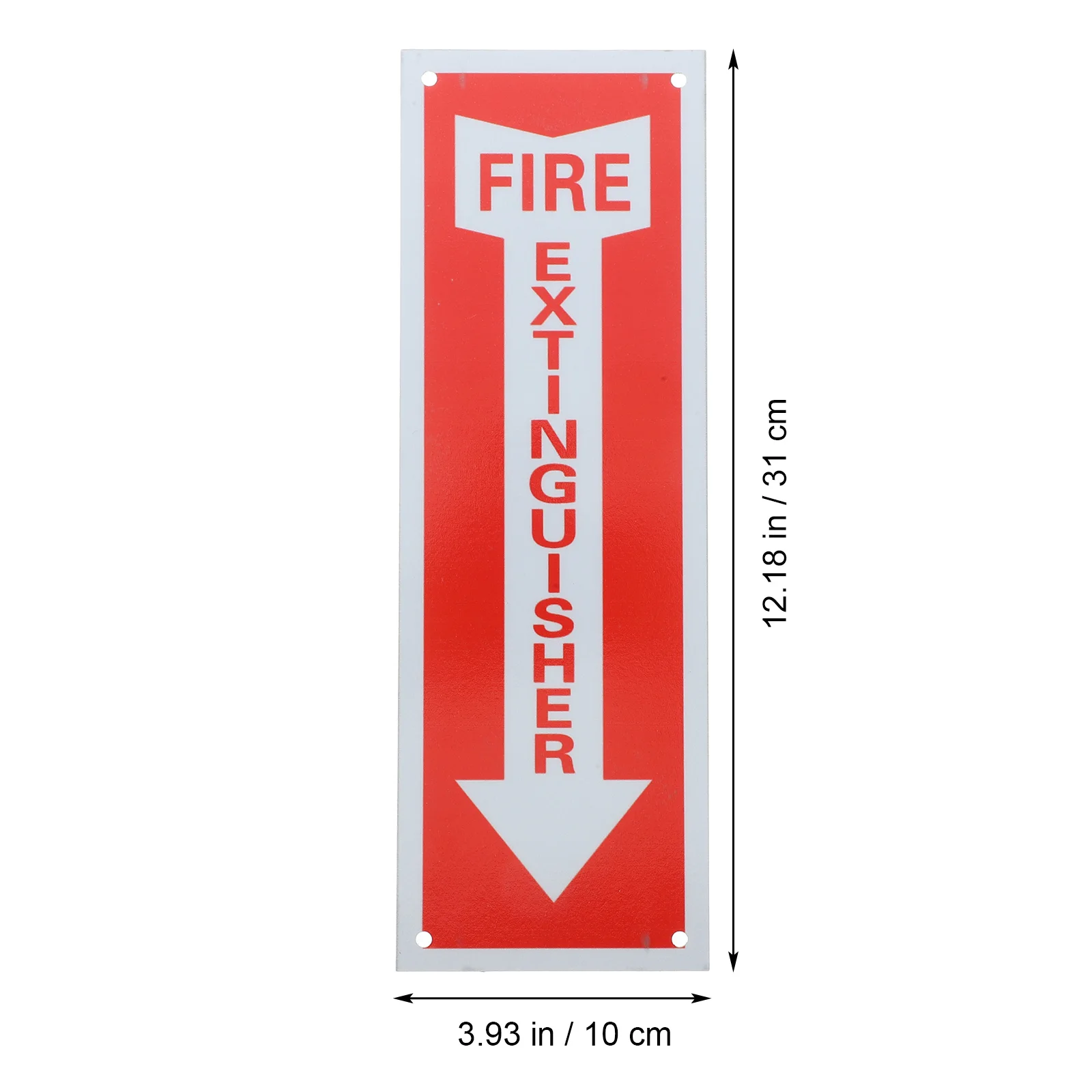 Fire Extinguisher Sign for Safety Alloy Construction Sits Reflective Restaurant Extinguishers Signs