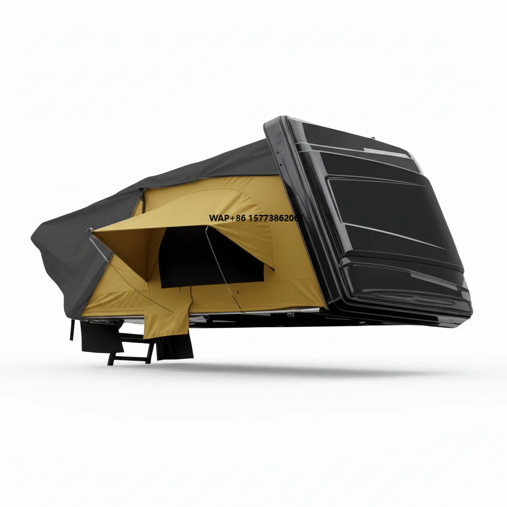 

ABS Shell Rooftop Tent with Aluminium Frame Hard Shell Roof Tent with Roof Racks