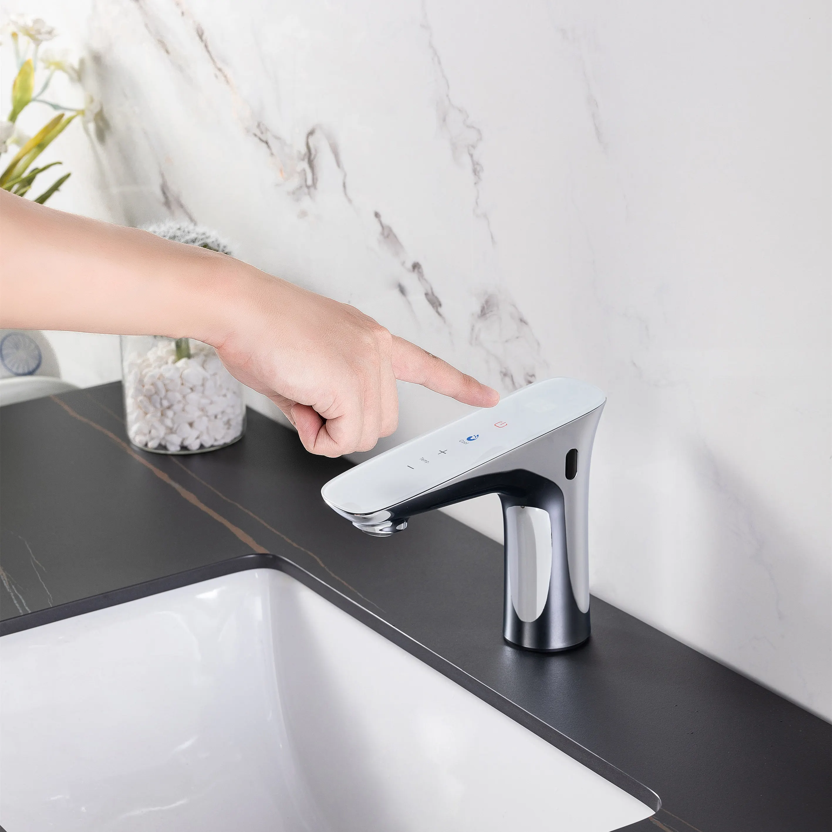 Elektrische wasserhahn Intelligenz Wasserhahn Messing Automatische Wasserhähne für Öffentlichen Bad