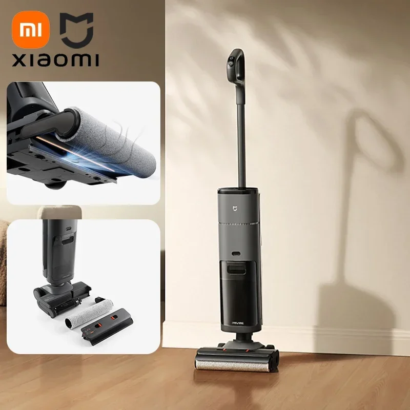 

Xiaomi Mijia Wireless Floor Scrubber 3 Pro D302 Mopping Machine 3Pro Wet And Dry Vacuum Cleaners Self Cleaning Roller Brush