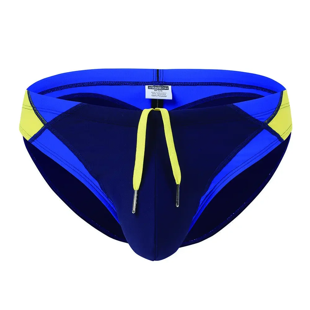 Jinshi Mens Swimming Briefs Big Pouch Bikini Drawstring Swimsuits Swimsuit Sexy Low Rise Swim Briefs