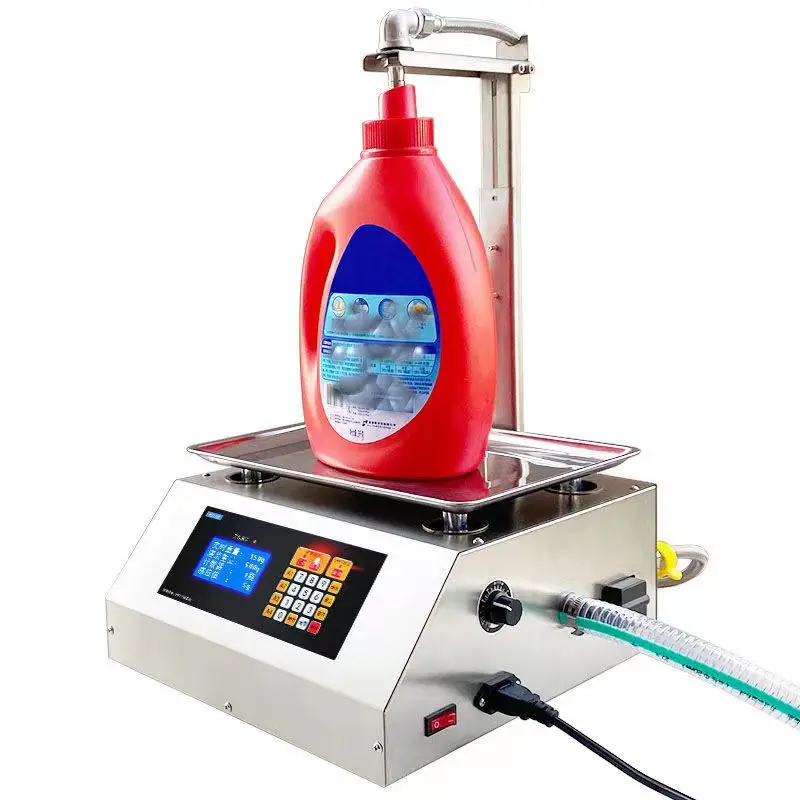 HD1600A Automatic Liquid Filling Machine Honey Sesame Paste Edible Oil Glue Viscous Liquid Filling Machine With One Tube