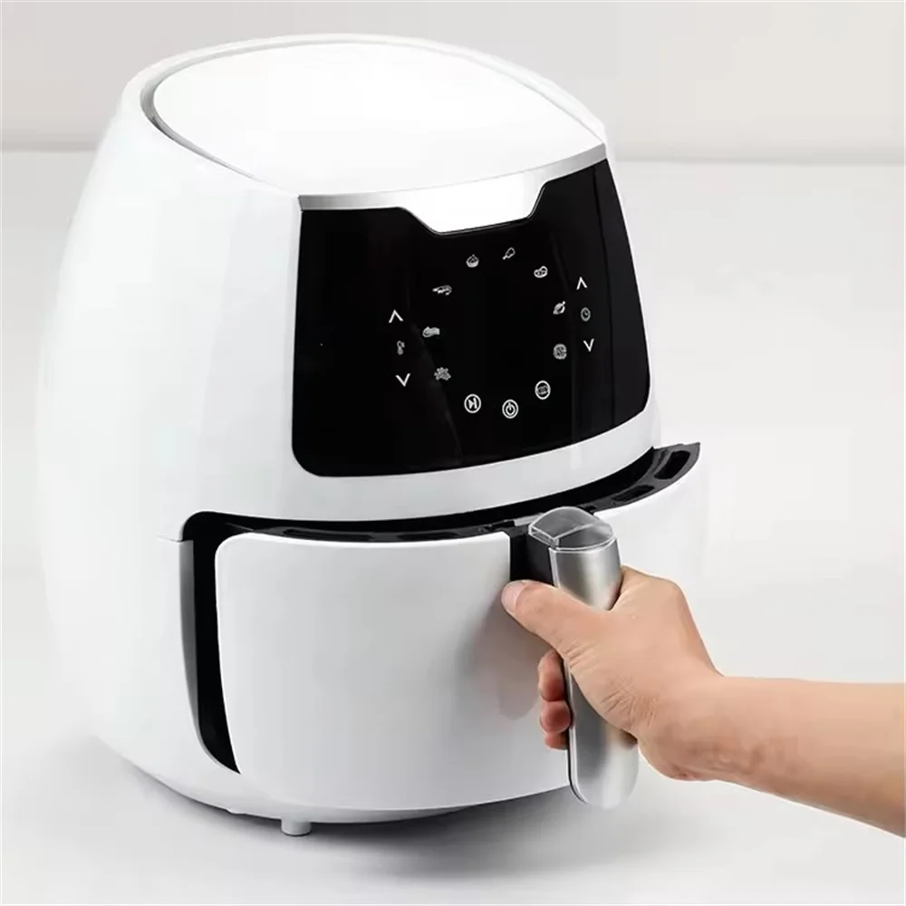 Factory Outlet air Fryer Oven 5.5L Big Electric Air Pan With Big Touch Screen Digital Control Oil Less