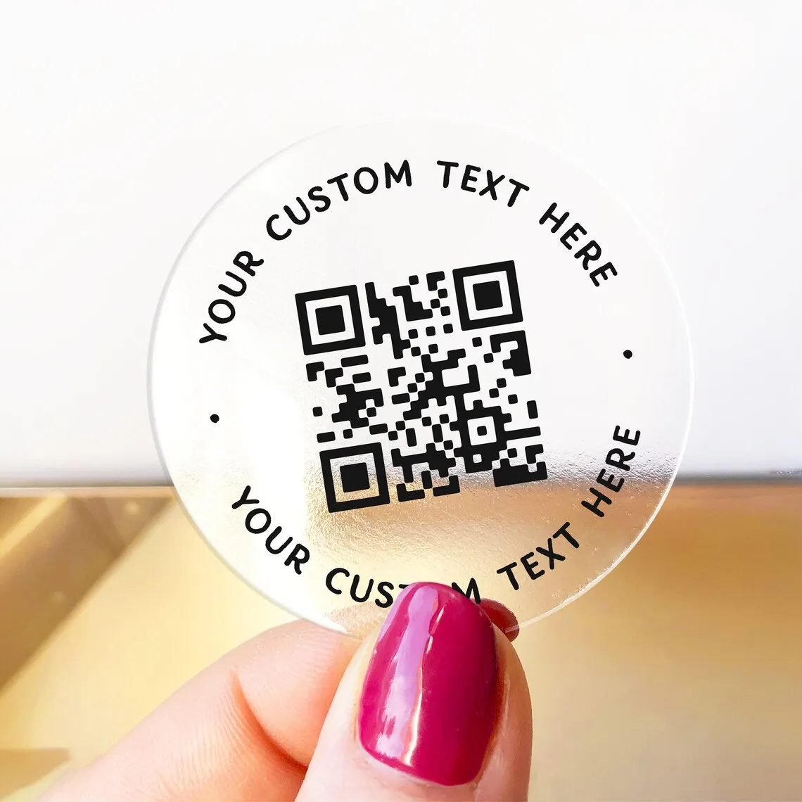 Qr Code Stickers, Custom Business Stickers, Personalized Labels for Packaging Weddings and Branding, Scan Me, Waterproof