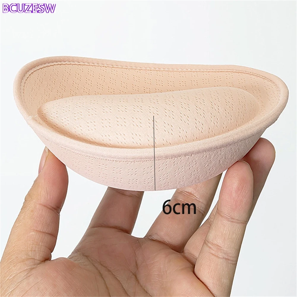 

6cm Latex Thick Push Up Bra Pads Inserts Women Underwear Breast Lift Breathable Padded Bra Pad Lining Swimsuit Bra Insert