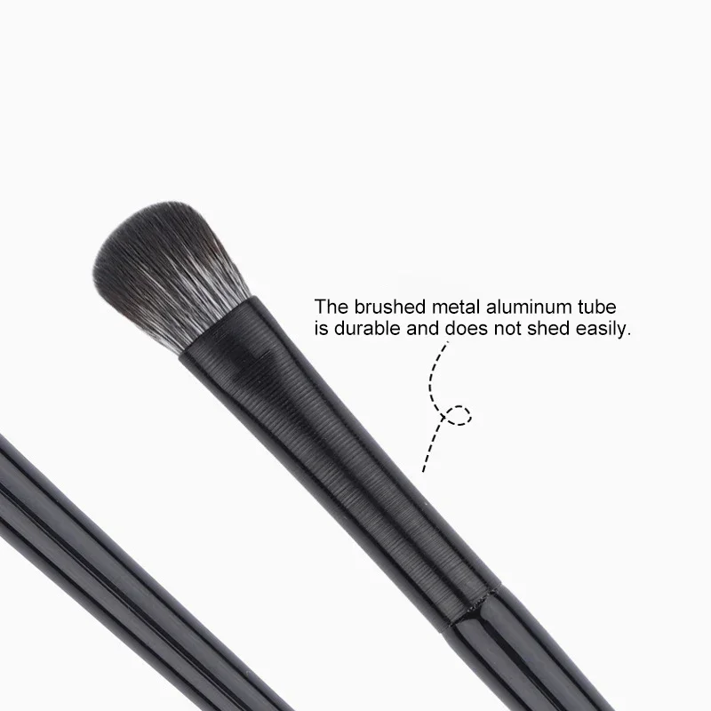 مجموعة فرش مكياج احترافية لظلال العيون وخافي عيوب البشرة وأحمر الخدود وظلال كونتور وشعر ناعم مختلط أداة تجميل للمكياج