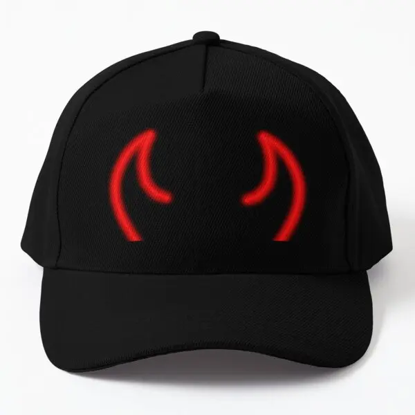 Devil Horns Design  Baseball Cap Hat Women Czapka Fish Snapback Black Hip Hop Boys Sun Sport Casual Solid Color Bonnet  Spring