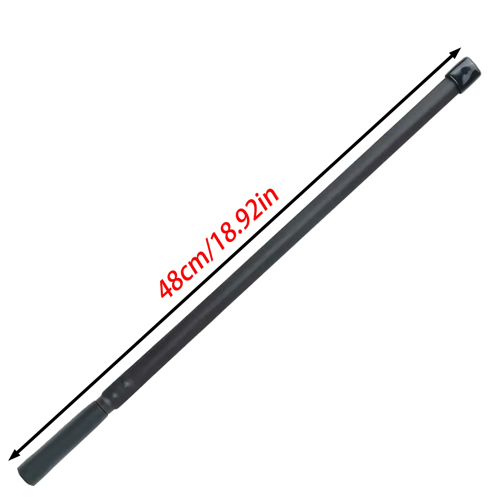 CS Tactical Antenna BNC 48cm VHF 136-174/245Mhz For Kenwood TK100–TK320, ICOM IC-V8 V80 V82 Walkie Talkie - Extend Signal Range