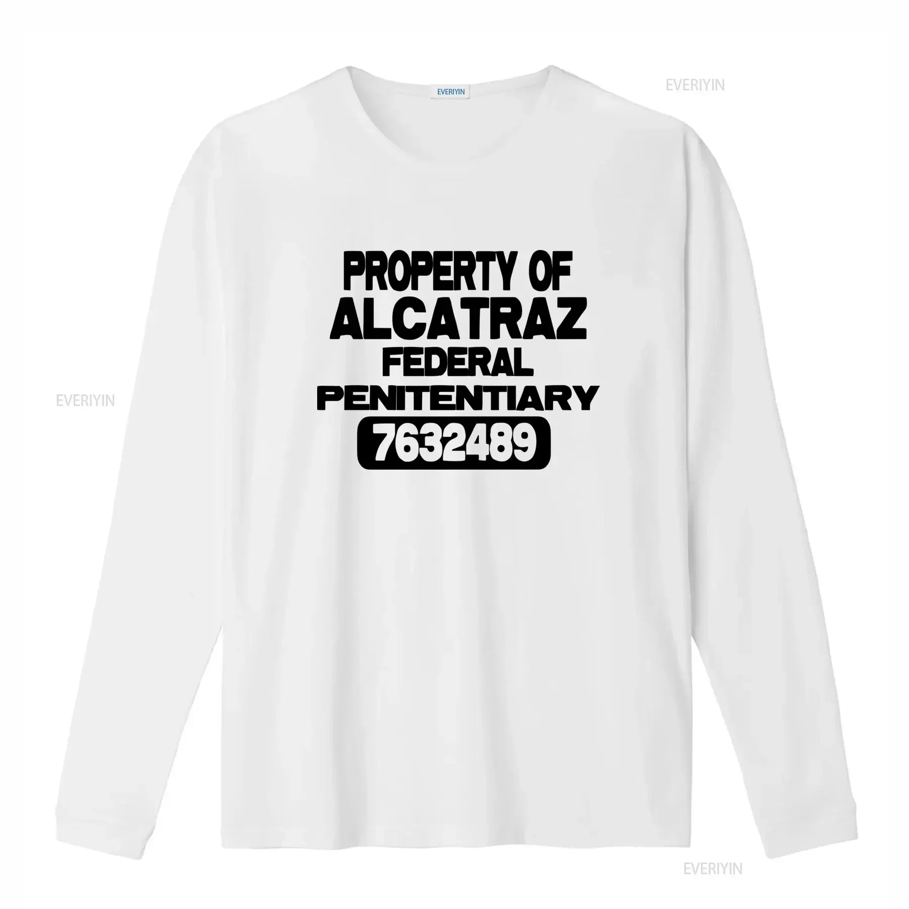 Alcatraz Federal Penitentiary Property T Shirt Authentic Prison Convict Design Unique Orange for Men High Quality Print fashion