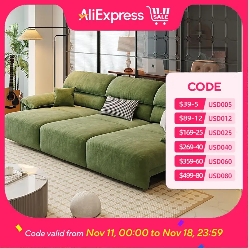 

Design Extendable Electric Recliner Sofa Living Room Lazy Lounges Electric Recliner Sofa Nordic Modern Divano Home Furniture